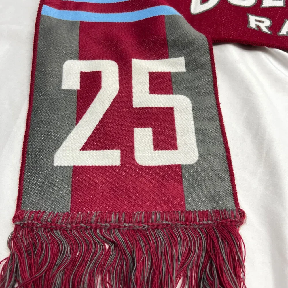 Ruffneck Colorado Rapids vs Orlando City 25th Anniversary Scarf Red Soccer MLS